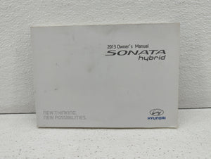 2013 Hyundai Sonata Owners Manual Book Guide OEM Used Auto Parts