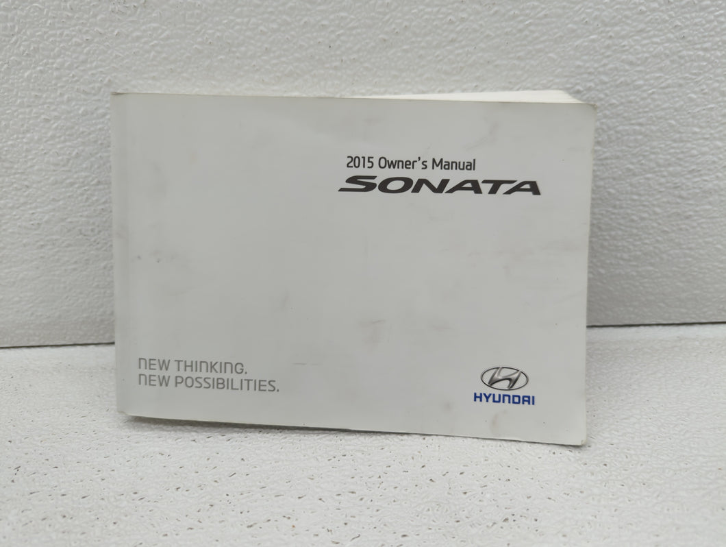2015 Hyundai Sonata Owners Manual Book Guide OEM Used Auto Parts
