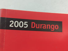 2005 Dodge Durango Owners Manual Book Guide OEM Used Auto Parts