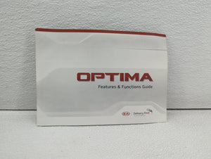 2020 Kia Optima Owners Manual Book Guide OEM Used Auto Parts