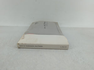 2012 Nissan Altima Owners Manual Book Guide OEM Used Auto Parts