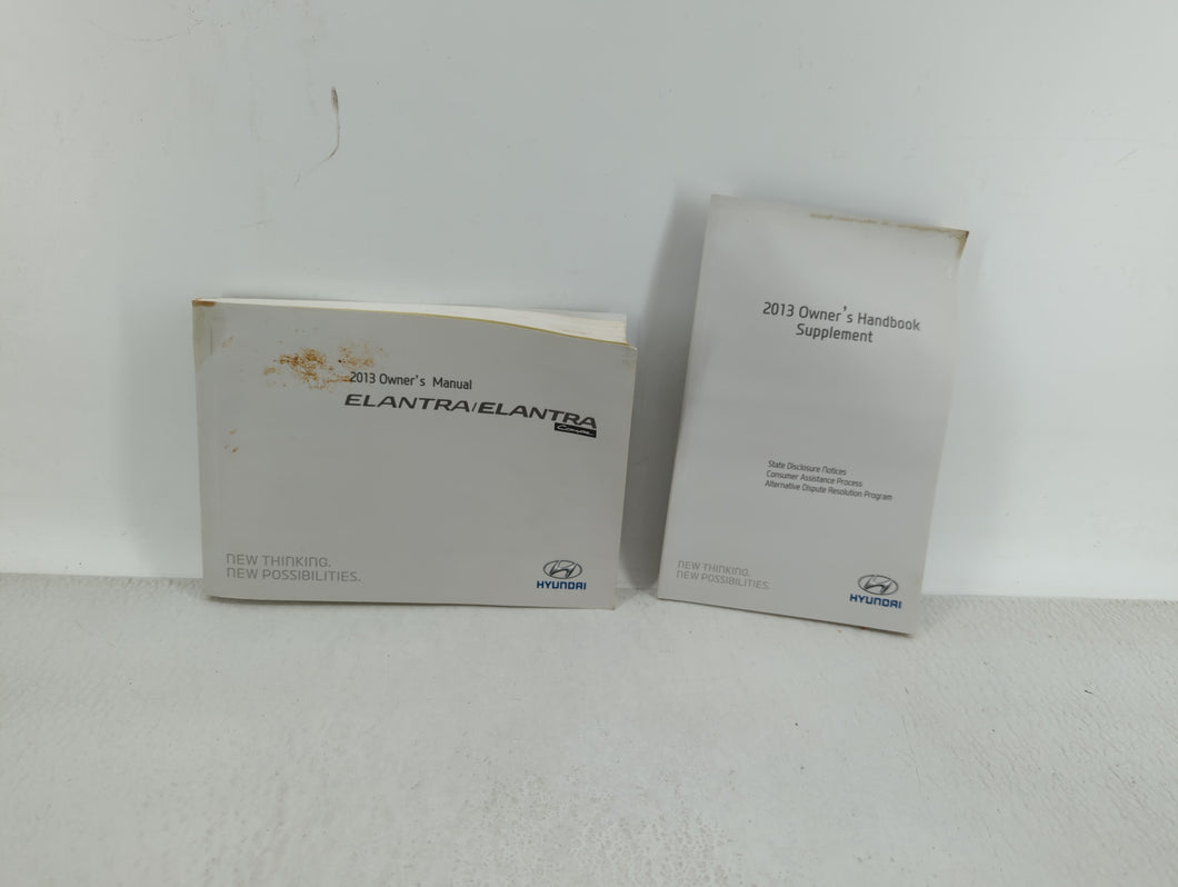 2013 Hyundai Elantra Owners Manual Book Guide OEM Used Auto Parts