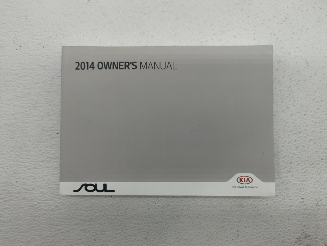 2014 Kia Soul Owners Manual Book Guide OEM Used Auto Parts