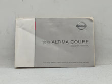 2013 Nissan Altima Owners Manual Book Guide OEM Used Auto Parts