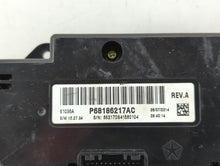 2014-2022 Ram 1500 Climate Control Module Temperature AC/Heater Replacement P/N:68236776AB P68236776AB Fits OEM Used Auto Parts