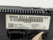 2012-2015 Bmw X1 Climate Control Module Temperature AC/Heater Replacement P/N:6411 9263302-01 6411 9292262-02 Fits OEM Used Auto Parts