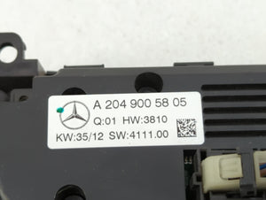 2013 Mercedes-Benz C250 Fusebox Fuse Box Panel Relay Module P/N:A2049005805 Fits OEM Used Auto Parts