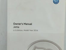 2016 Volkswagen Jetta Owners Manual Book Guide OEM Used Auto Parts