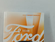 2018 Ford Fusion Owners Manual Book Guide OEM Used Auto Parts