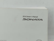 2014 Hyundai Sonata Owners Manual Book Guide OEM Used Auto Parts