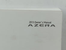 2013 Hyundai Azera Owners Manual Book Guide OEM Used Auto Parts