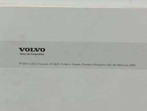 2004 Volvo S40 Owners Manual Book Guide OEM Used Auto Parts