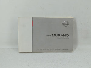 2006 Nissan Murano Owners Manual Book Guide OEM Used Auto Parts