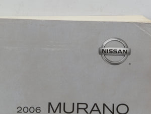 2006 Nissan Murano Owners Manual Book Guide OEM Used Auto Parts