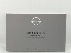 2021 Nissan Sentra Owners Manual Book Guide OEM Used Auto Parts