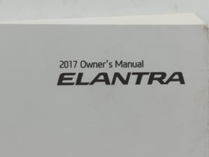 2017 Hyundai Elantra Owners Manual Book Guide OEM Used Auto Parts