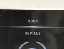 2004 Cadillac Deville Owners Manual Book Guide OEM Used Auto Parts