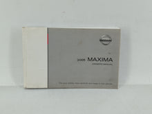 2005 Nissan Maxima Owners Manual Book Guide OEM Used Auto Parts