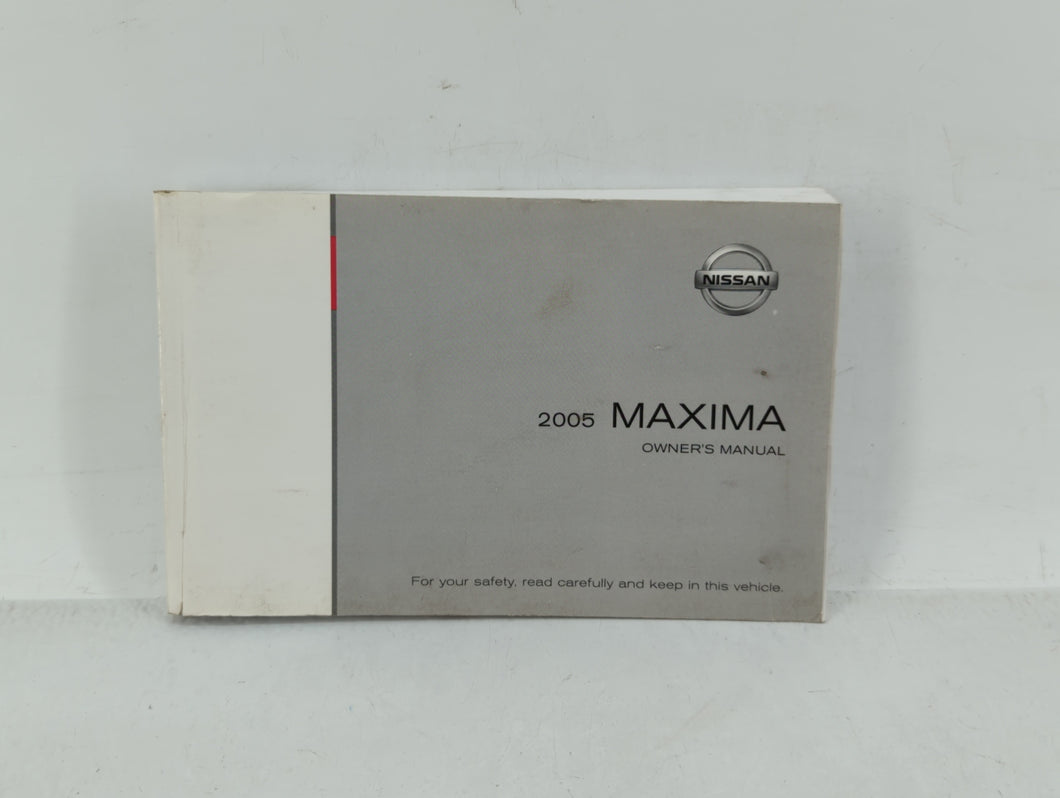 2005 Nissan Maxima Owners Manual Book Guide OEM Used Auto Parts