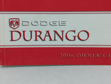 2006 Dodge Durango Owners Manual Book Guide OEM Used Auto Parts