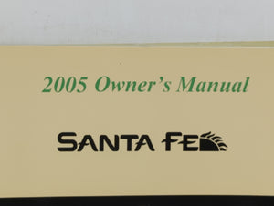 2005 Hyundai Santa Fe Owners Manual Book Guide OEM Used Auto Parts