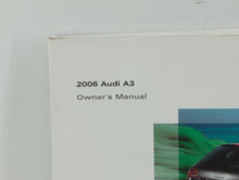 2006 Audi A3 Owners Manual Book Guide OEM Used Auto Parts