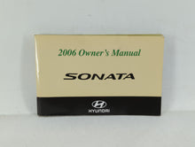 2006 Hyundai Sonata Owners Manual Book Guide OEM Used Auto Parts