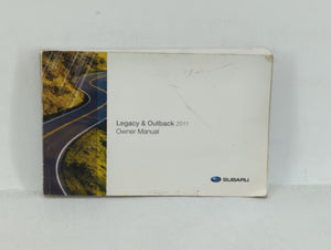 2011 Subaru Legacy Owners Manual Book Guide OEM Used Auto Parts