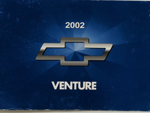 2002 Chevrolet Venture Owners Manual Book Guide OEM Used Auto Parts