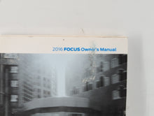 2016 Ford Focus Owners Manual Book Guide OEM Used Auto Parts