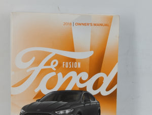 2018 Ford Fusion Owners Manual Book Guide OEM Used Auto Parts