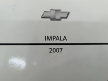 2007 Chevrolet Impala Owners Manual Book Guide OEM Used Auto Parts