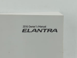 2016 Hyundai Elantra Owners Manual Book Guide OEM Used Auto Parts