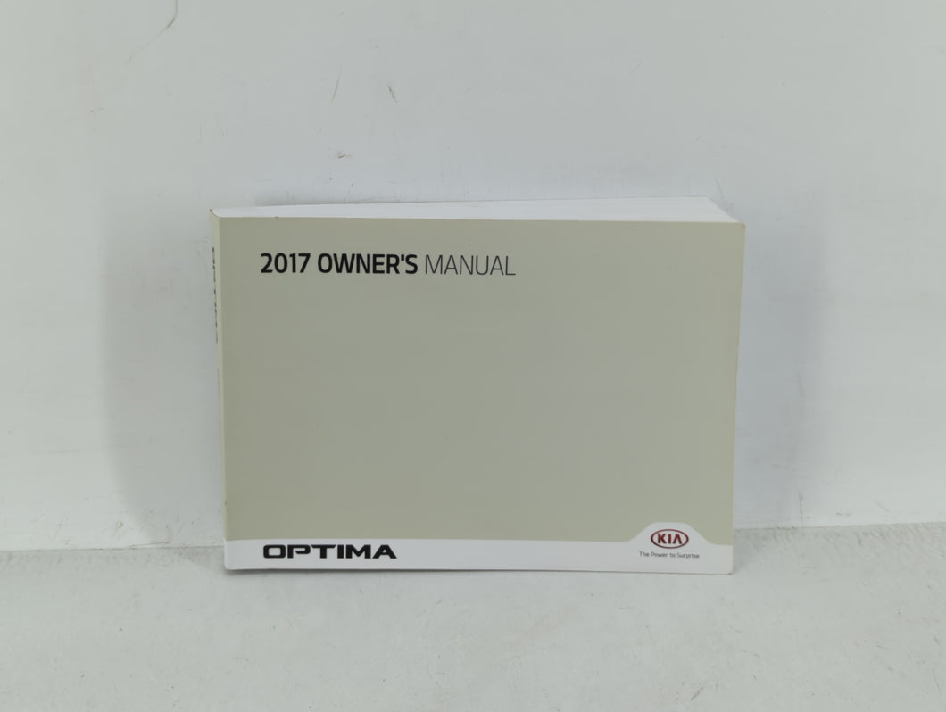 2017 Kia Optima Owners Manual Book Guide OEM Used Auto Parts