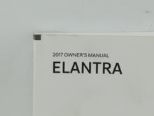 2017 Hyundai Elantra Owners Manual Book Guide OEM Used Auto Parts