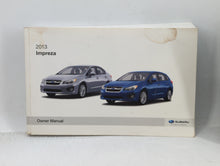 2013 Subaru Impreza Owners Manual Book Guide OEM Used Auto Parts