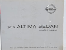 2015 Nissan Altima Owners Manual Book Guide OEM Used Auto Parts