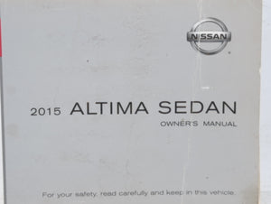 2015 Nissan Altima Owners Manual Book Guide OEM Used Auto Parts