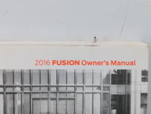 2016 Ford Fusion Owners Manual Book Guide OEM Used Auto Parts