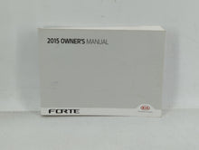 2015 Kia Forte Owners Manual Book Guide OEM Used Auto Parts