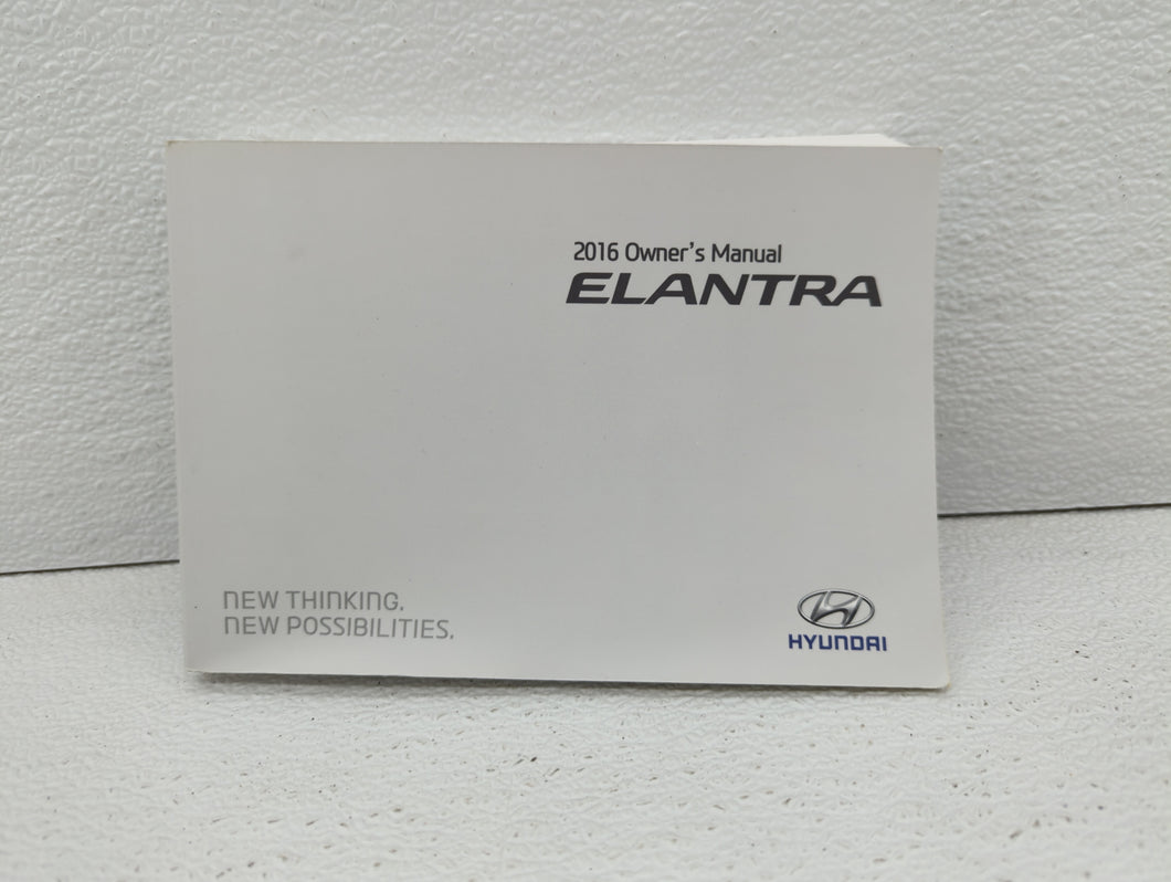 2016 Hyundai Elantra Owners Manual Book Guide OEM Used Auto Parts