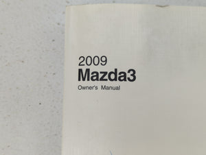 2009 Mazda 3 Owners Manual Book Guide OEM Used Auto Parts