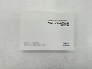 2014 Hyundai Santa Fe Owners Manual Book Guide OEM Used Auto Parts