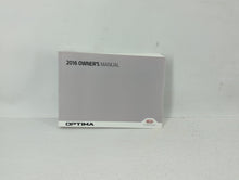 2016 Kia Optima Owners Manual Book Guide OEM Used Auto Parts