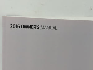 2016 Kia Optima Owners Manual Book Guide OEM Used Auto Parts