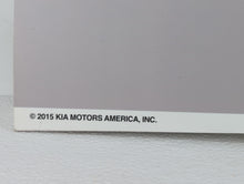 2016 Kia Optima Owners Manual Book Guide OEM Used Auto Parts