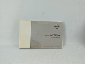 2003 Nissan Altima Owners Manual Book Guide OEM Used Auto Parts