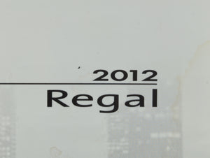 2012 Buick Regal Owners Manual Book Guide OEM Used Auto Parts