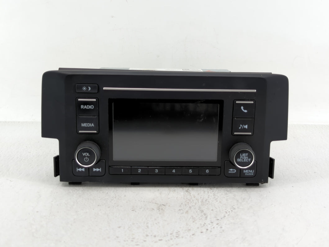 2018 Honda Civic Radio AM FM Cd Player Receiver Replacement P/N:39100-TBA-A22 39100-TBA-A21 Fits OEM Used Auto Parts