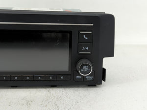 2018 Honda Civic Radio AM FM Cd Player Receiver Replacement P/N:39100-TBA-A22 39100-TBA-A21 Fits OEM Used Auto Parts